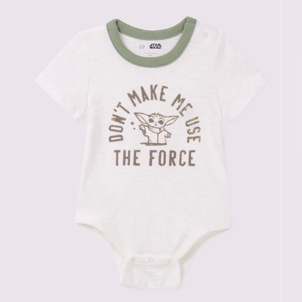 Baby Gap Star Wars Baby Yoda Bodysuit